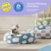 Lesure® Cute Donut Pet Bed for Dogs & Cats - Checkerboard image thumbnail 4