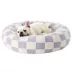 Lesure® Cute Donut Pet Bed for Dogs & Cats - Checkerboard image thumbnail 1