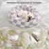 Lesure® Cute Donut Pet Bed for Dogs & Cats - Checkerboard image thumbnail 3