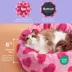 Lesure® Cute Donut Pet Bed for Dogs & Cats - Pink Hearts image thumbnail 2