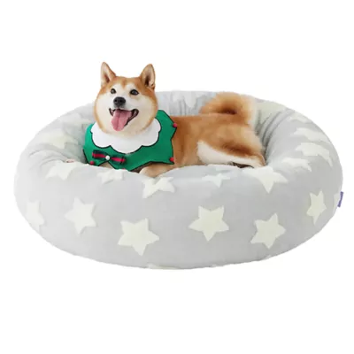 Lesure® Cute Donut Pet Bed for Dogs & Cats - Star - Image 1