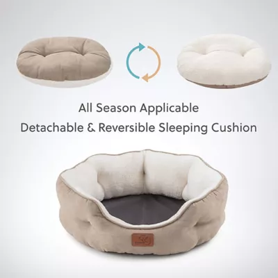 Product Bedsure® Dog Bed for Small Dogs, Round Cat Bed for Indoor Cats