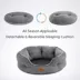 Bedsure® Dog Bed for Small Dogs, Round Cat Bed for Indoor Cats image thumbnail 4