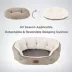 Bedsure® Dog Bed for Small Dogs, Round Cat Bed for Indoor Cats image thumbnail 4