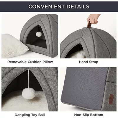 Bedsure® Indoor Cat Bed, Cat Cave House Tent for Kittens and Small Pets - Image 5
