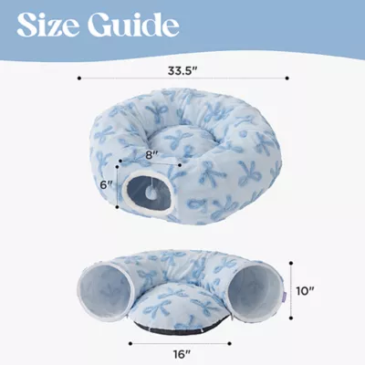 Lesure® Cat Tunnel Bed for Indoor Cats - Bow - Image 5