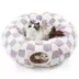 Lesure® Cat Tunnel Bed for Indoor Cats, Checkerboard image thumbnail 1