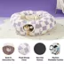 Lesure® Cat Tunnel Bed for Indoor Cats, Checkerboard image thumbnail 3