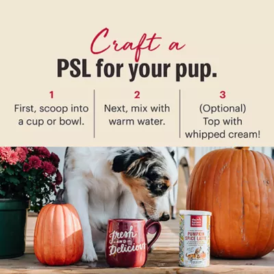 Product The Honest Kitchen Pumpkin Spice Latte Dehydrated Goat's Milk All Life Stage Dog Food Topper