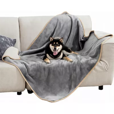 Product Bedsure® Waterproof Dog Blankets, Sherpa Fleece Reversible Furniture Protector for Dog & Cat