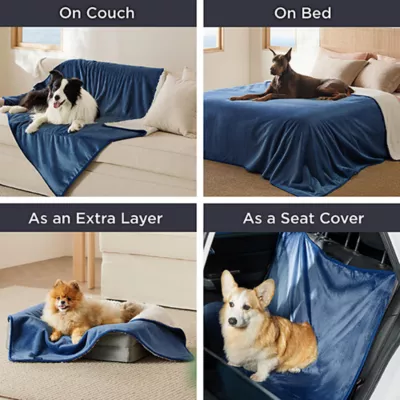 Bedsure® Waterproof Dog Blankets, Sherpa Fleece Reversible Furniture Protector for Dog & Cat - Image 5