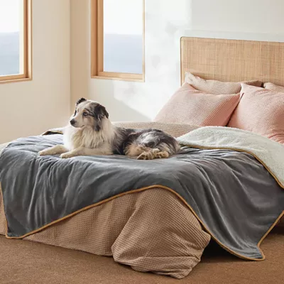 Bedsure® Waterproof Dog Blankets, Sherpa Fleece Reversible Furniture Protector for Dog & Cat - Image 4