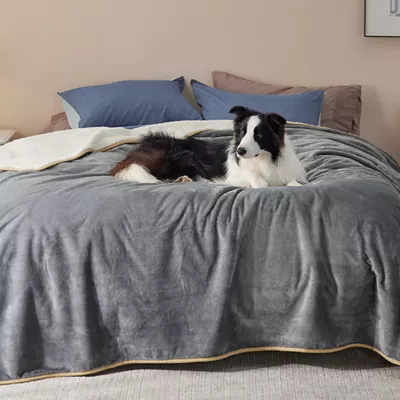 Bedsure® Waterproof Dog Blankets, Sherpa Fleece Reversible Furniture Protector for Dog & Cat - Image 4