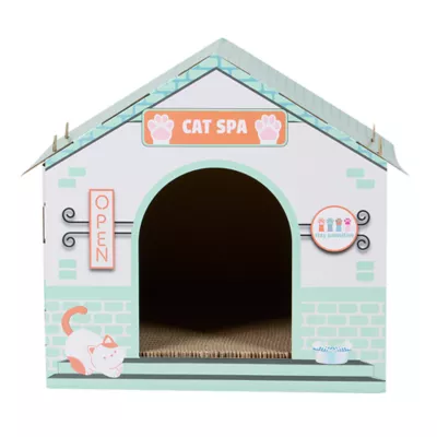 Product Whisker City® Paw Spa Scratch Hut