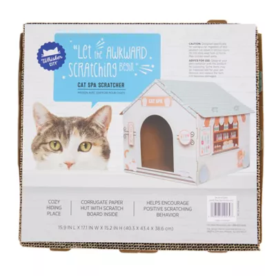 Product Whisker City® Paw Spa Scratch Hut