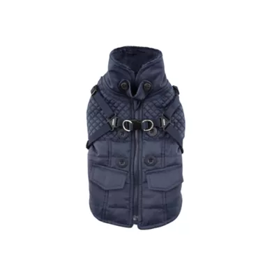 Puppia® Wilkes Winter No-Pull Dog Harness Coat - Beige, Navy, Pink, Wine, S-XXL - Image 1
