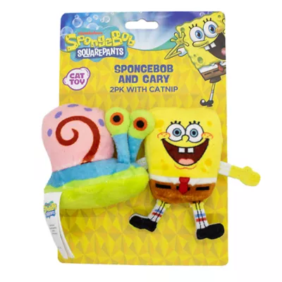 Product Spongebob & Gary Cat Toy - 2 Pack
