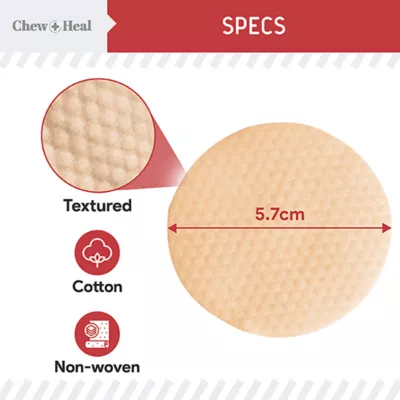 Chew + Heal Antibacterial & Antifungal Chlorohexidine Wipes for Dogs - Image 4