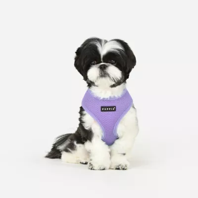 Puppia® Soft Adjustable Over-the-Head Mesh Dog Harness - Violet, XS-XXL - Image 3