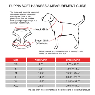 Puppia® Soft Adjustable Over-the-Head Mesh Dog Harness - Violet, XS-XXL - Image 4