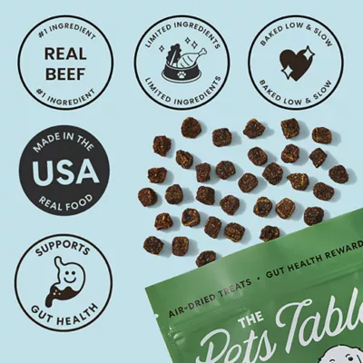 Product The Pets Table Belly Bites Air-Dried Adult Dog Treats - Beef, 5 oz