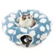 Product Lesure® Cat Tunnel Bed for Indoor Cats, Flowers