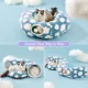 Product Lesure® Cat Tunnel Bed for Indoor Cats, Flowers