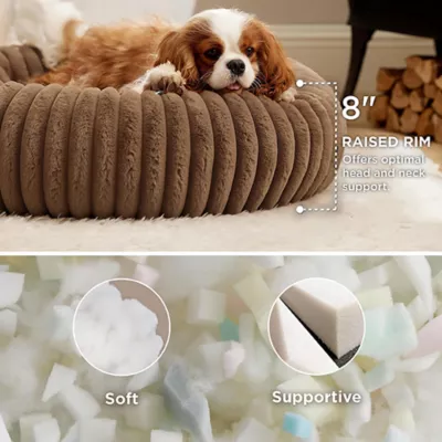 Bedsure® Donut Bolster Dog Bed with Removable Washable Cover - Image 2