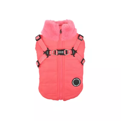Puppia® Donavan Winter No-Pull Dog Harness Coat - Black, Grey, Khaki, Pink, Wine, S-XXL - Image 1
