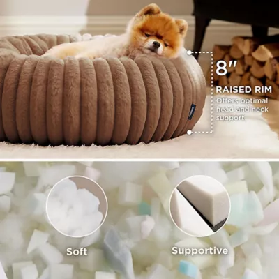 Bedsure® Donut Bolster Dog Bed with Removable Washable Cover - Image 2