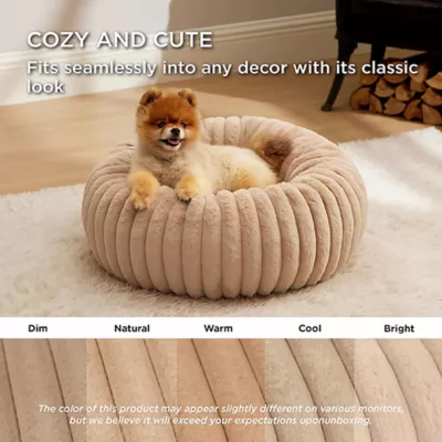 Product Bedsure® Donut Bolster Dog Bed with Removable Washable Cover