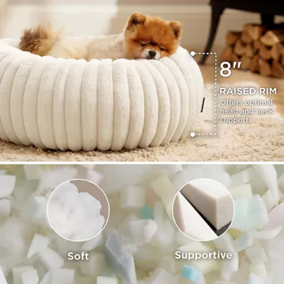 Bedsure® Donut Bolster Dog Bed with Removable Washable Cover - Image 2