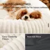 Bedsure® Donut Bolster Dog Bed with Removable Washable Cover image thumbnail 3