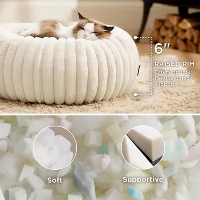 Bedsure® Donut Bolster Dog Bed with Removable Washable Cover - Image 2