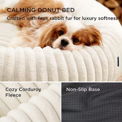 Bedsure® Donut Bolster Dog Bed with Removable Washable Cover - Image 3