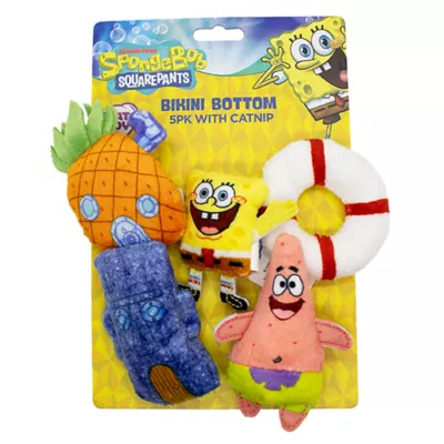 Product Spongebob Bikini Bottom Cat Toys - 5 Pack