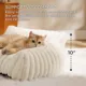 Product Bedsure® Pet Sofa Bed - Fluffy Dog Bed & Cat Couch with Removable Washable Cover