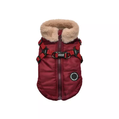 Puppia® Donavan Winter No-Pull Dog Harness Coat - Black, Grey, Khaki, Pink, Wine, S-XXL - Image 1