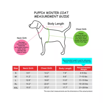 Puppia® Donavan Winter No-Pull Dog Harness Coat - Black, Grey, Khaki, Pink, Wine, S-XXL - Image 4
