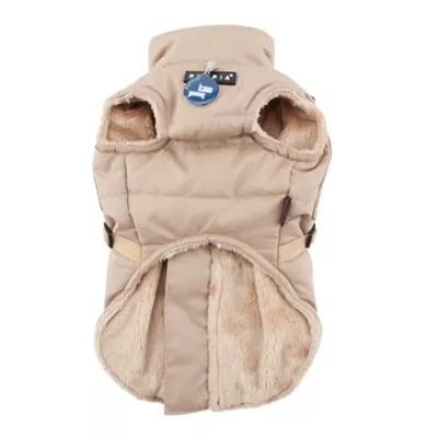 Puppia® Wilkes Winter No-Pull Dog Harness Coat - Beige, Navy, Pink, Wine, S-XXL - Image 2