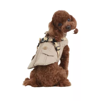 Puppia® Wilkes Winter No-Pull Dog Harness Coat - Beige, Navy, Pink, Wine, S-XXL - Image 3