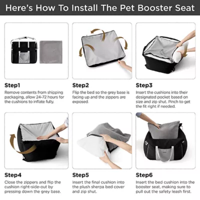 Lesure® Dog Car Seat - Booster Seat for Small Dogs - Image 8