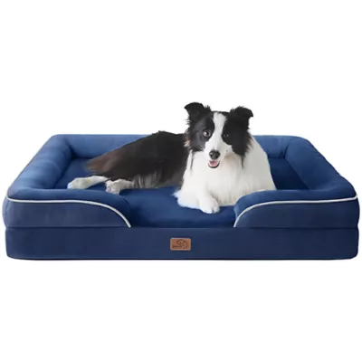 Bedsure® Orthopedic Bolster Dog Sofa Bed, Washable Large Dog Bed Waterproof - Image 1