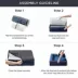 Bedsure® Orthopedic Bolster Dog Sofa Bed, Washable Large Dog Bed Waterproof image thumbnail 5