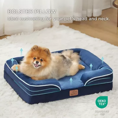 Bedsure® Orthopedic Bolster Dog Sofa Bed, Washable Large Dog Bed Waterproof - Image 3
