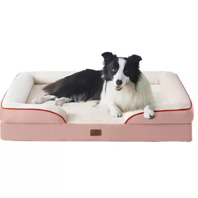 Bedsure® Orthopedic Bolster Dog Sofa Bed, Washable Large Dog Bed Waterproof - Image 1