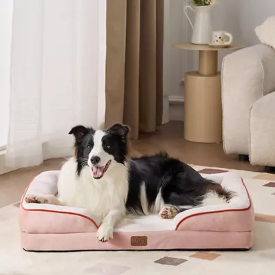 Bedsure® Orthopedic Bolster Dog Sofa Bed, Washable Large Dog Bed Waterproof - Image 6