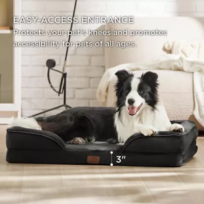 Bedsure® Orthopedic Bolster Dog Sofa Bed, Washable Large Dog Bed Waterproof - Image 4