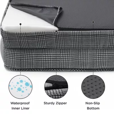 Bedsure® Orthopedic Bolster Dog Sofa Bed, Washable Large Dog Bed Waterproof - Image 2