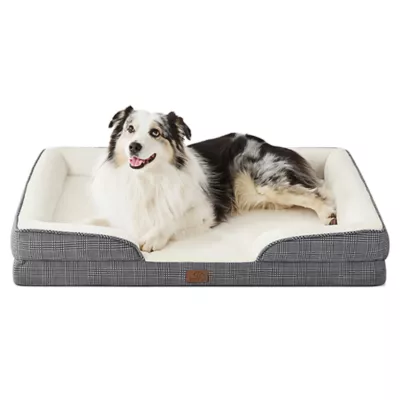 Bedsure® Orthopedic Bolster Dog Sofa Bed, Washable Large Dog Bed Waterproof - Image 1